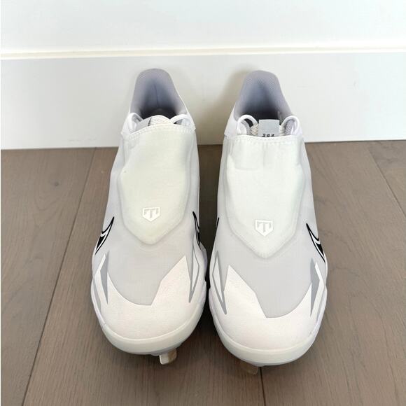 NEW Nike Force Zoom Trout 8 Pro Metal Baseball Cleats White/Black, Men's Size 13 - Picture 2 of 9